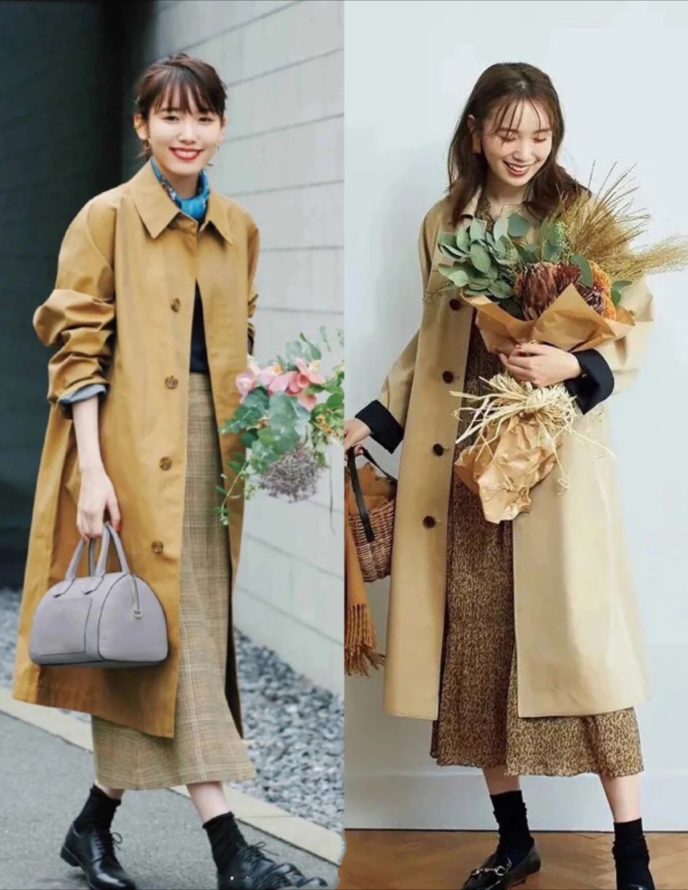 衣品好的女人,风衣从不会乱穿!瞧小姐姐的穿搭,多好看!