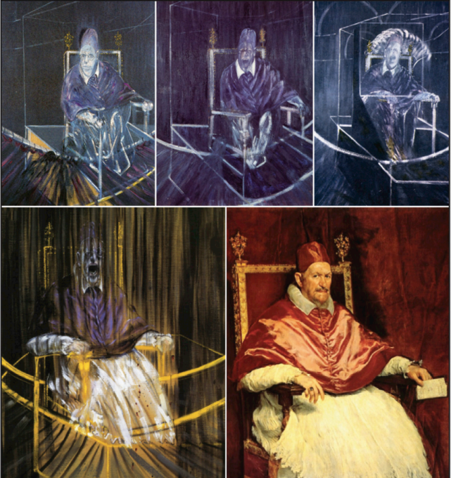 培根的《教皇英诺森十世肖像》及习作关于《教皇英诺森十世肖像∶该