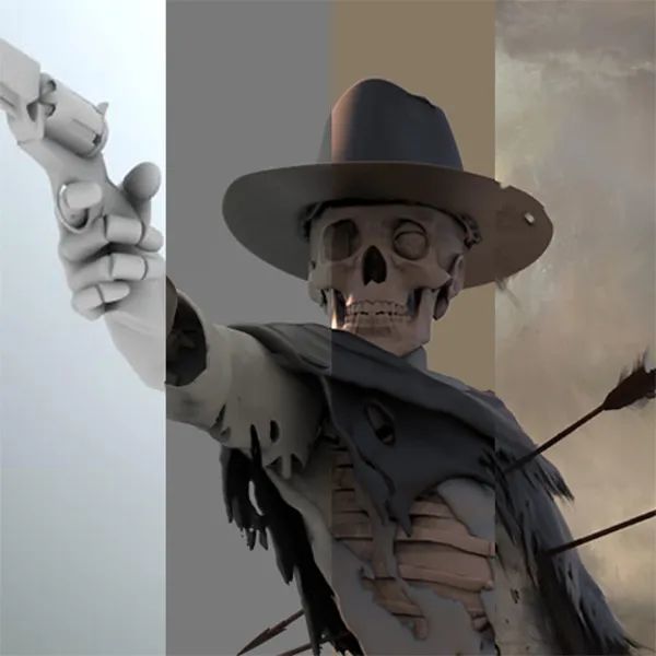 构图强悍到飞起!画面视觉上,压迫感拉爆!神一样的大佬画师!