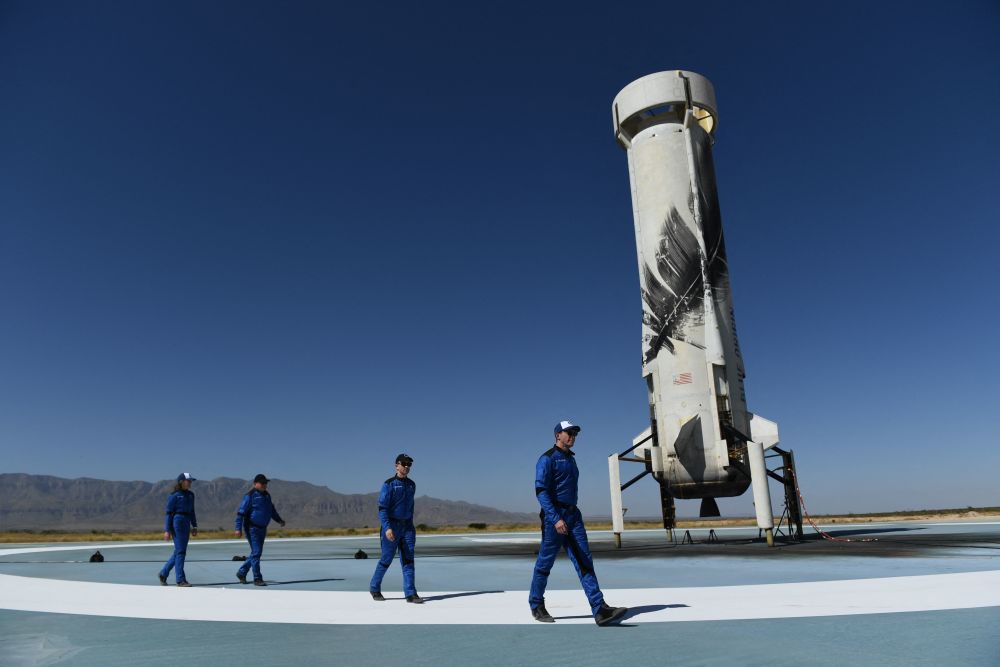 外代一线美国蓝色起源公司完成第二次载人太空飞行