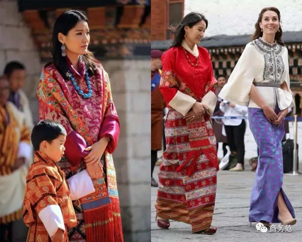 不丹90后王后结婚10年童话爱情生俩娃伺候5个太后爱穿民族风