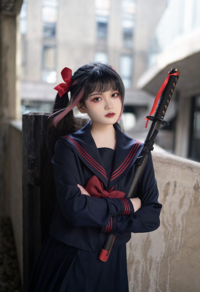 jk少女丨甜酷风超飒哦