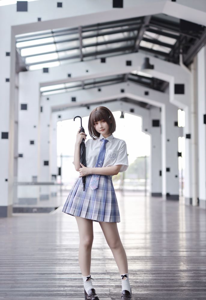 jk少女丨可爱的短发少女_腾讯新闻