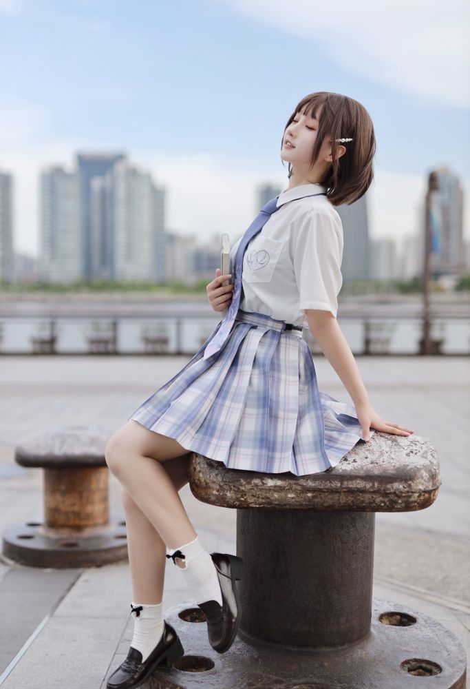 jk少女丨可爱的短发少女_腾讯新闻