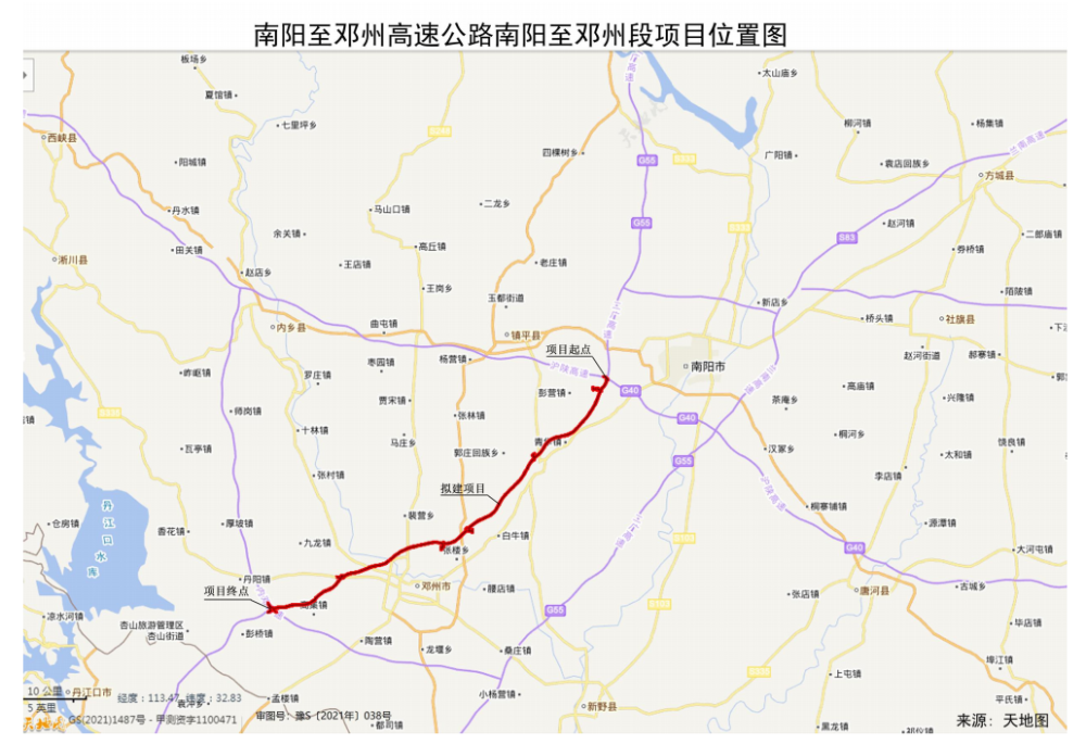 邓州市高速公路规划图图片