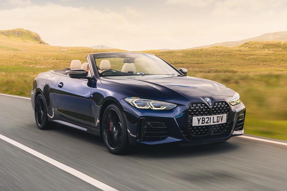 2021款宝马4系m440i xdrive敞篷跑车:不需要m4也好_腾讯新闻