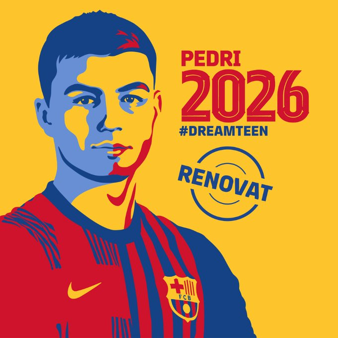 够硬巴萨豪砸10亿锁死未来核心待遇比肩c罗梅西呢