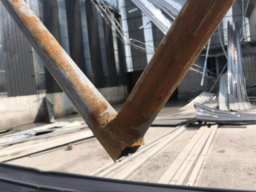 钢罩棚失稳坍塌结构体系不合理