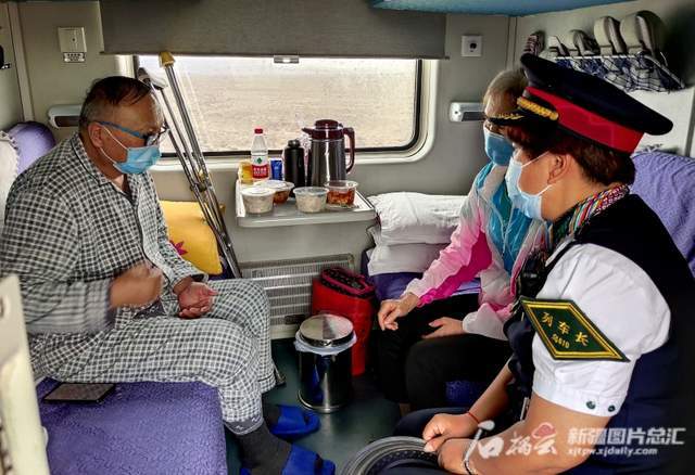 在t269次列车上 做完手术的他感受到"列车如家"的温暖|列车|刘惠|西安
