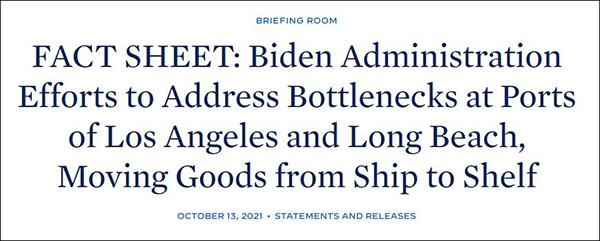 白宫出招也没用 美国西海岸堵了83艘集装箱船|美国码头拥堵环境|美国码头拥堵费