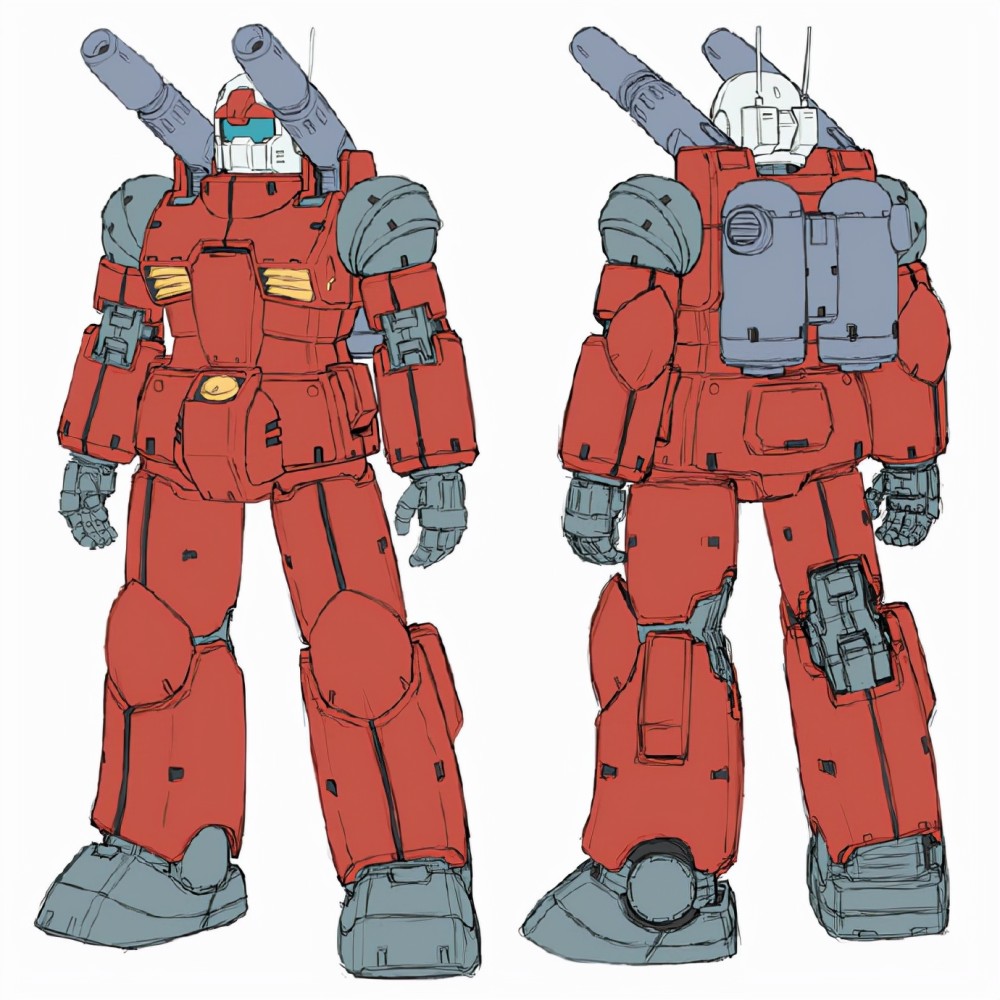 模玩控机动战士高达多种配色78高达钢加农吉姆画稿