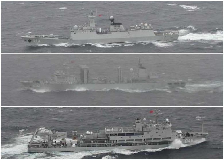 “万吨大驱”日本海踏浪，中俄“海上联合”再聚首德国汉莎航测集团