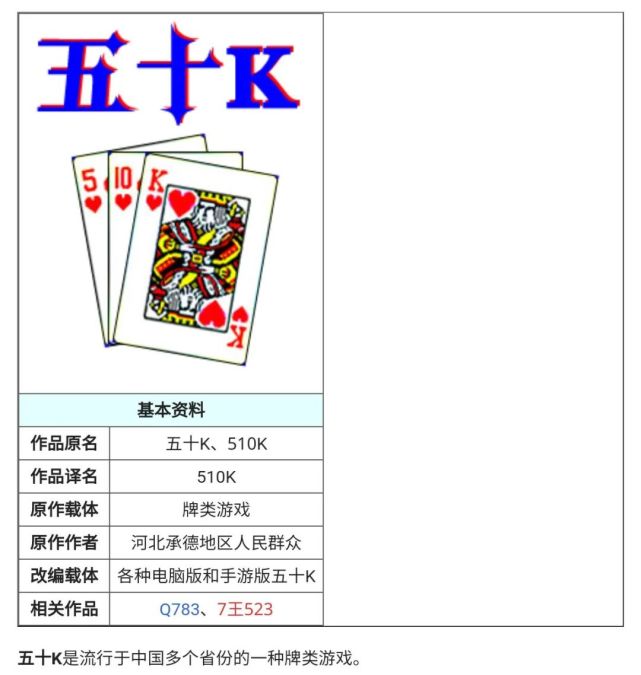 昨晚,承德新鲜事儿的朱总对我说:扑克牌玩法里的510k起源于承德,你