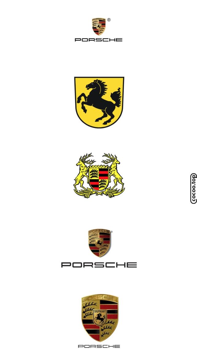 经典车标logo设计解读保时捷