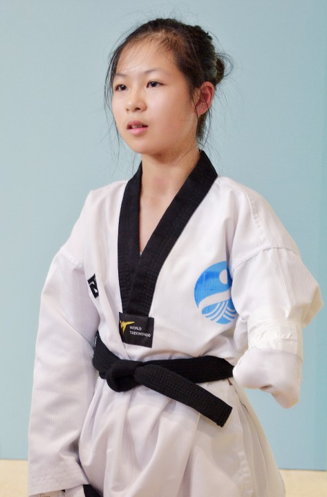 了不起12岁就拿了全国季军杭州跆拳道女孩刷屏了