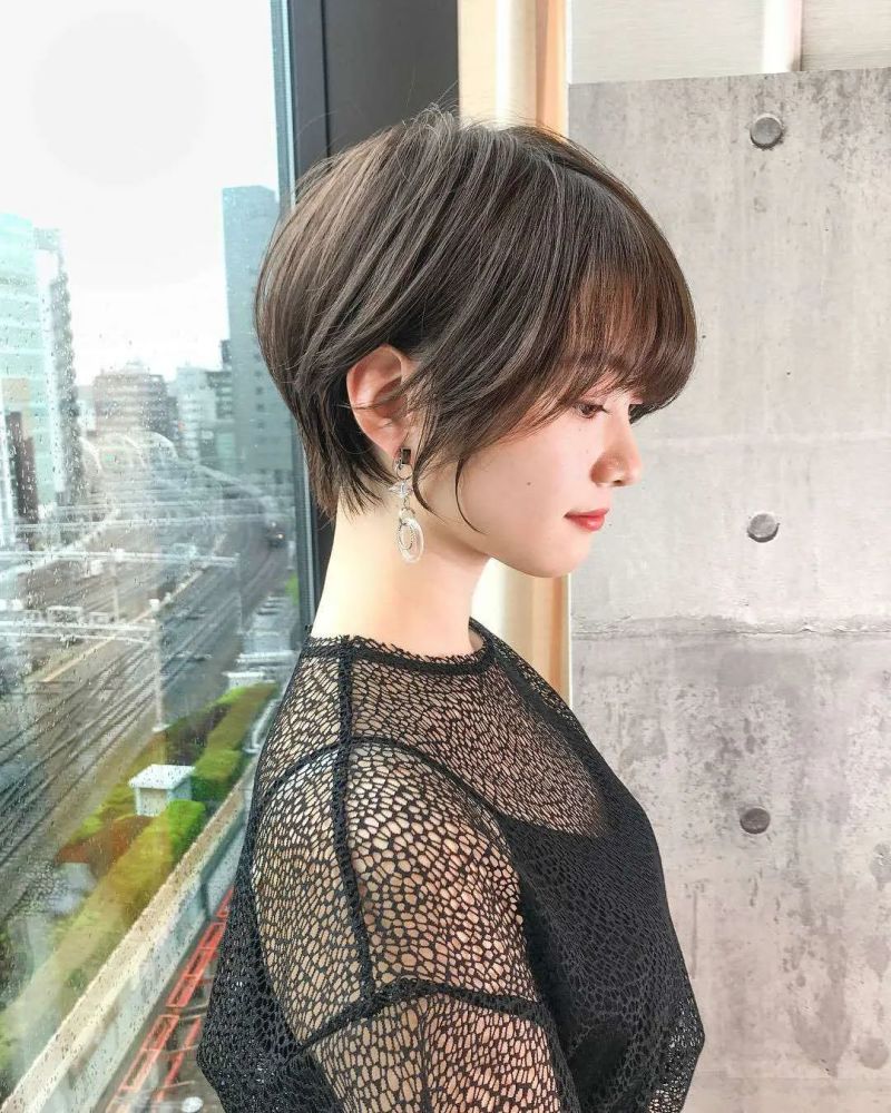 又酷又飒的日系潮短发,时尚灵动又瘦脸_腾讯新闻