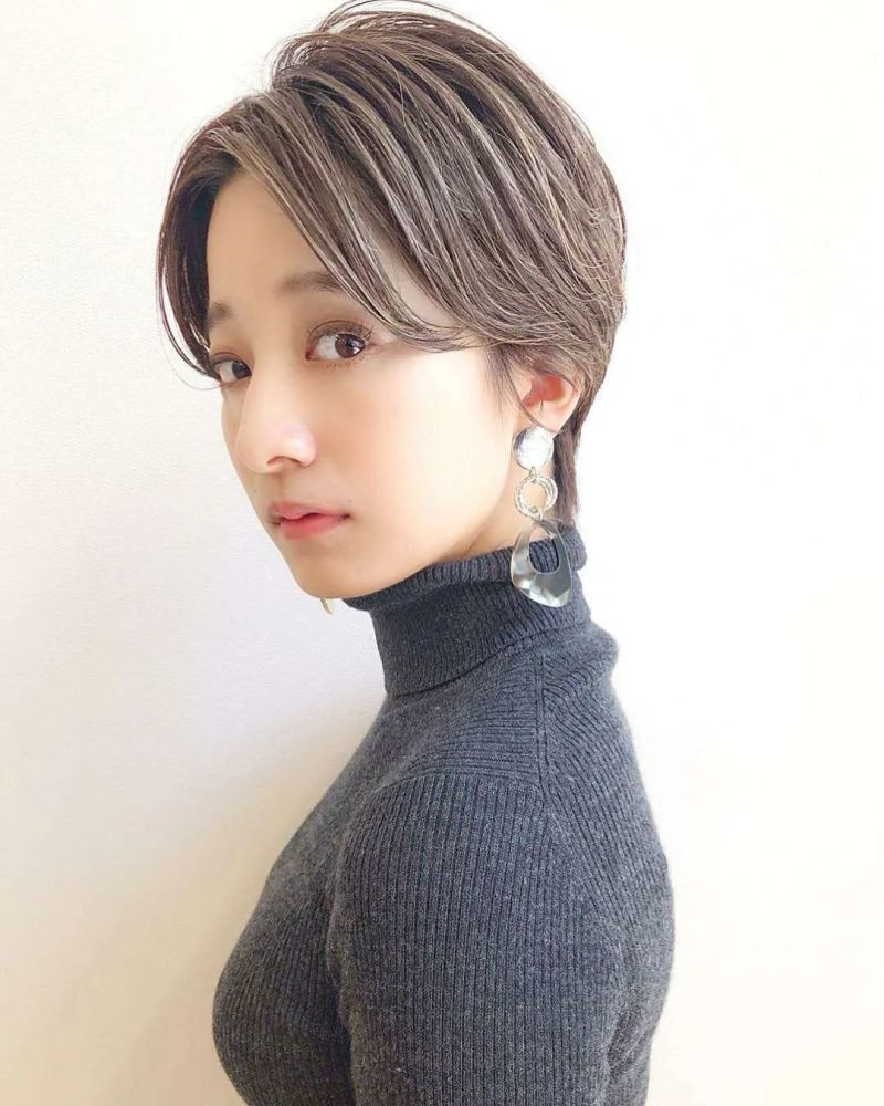 又酷又飒的日系潮短发,时尚灵动又瘦脸_腾讯新闻