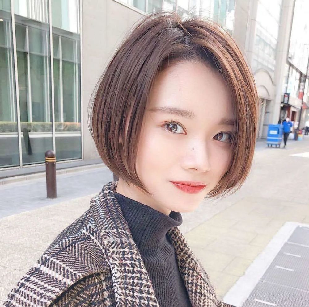 又酷又飒的日系潮短发,时尚灵动又瘦脸_腾讯新闻