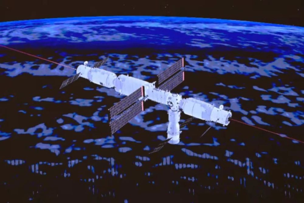 神舟十三號載人飛船與空間站組合體完成自主快速交會對接