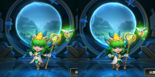 待机时的动作,璐璐把皮克斯进行了变形,并且假装和自己没关系,在一旁