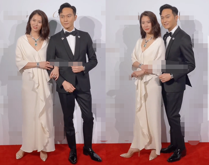 张智霖携妻子出席活动 一句话逗笑周围人 二人挽手搂腰亲密无间 全网搜