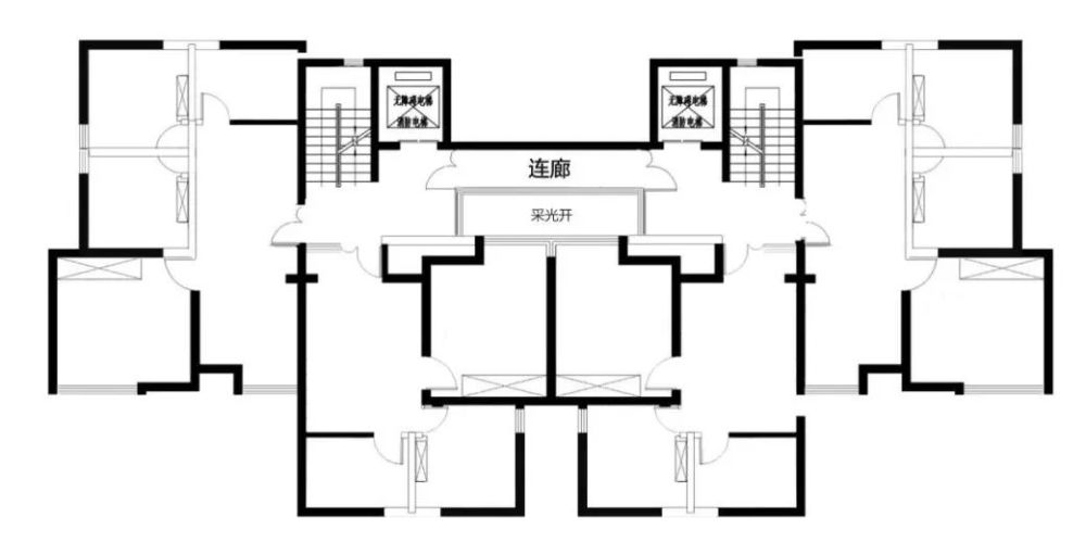 连廊房就是在两个单元之间建一个走廊,把两单元连接起来