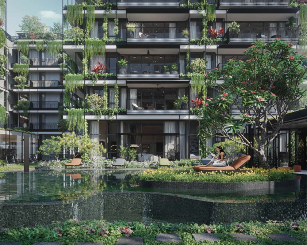 新加坡又出全景观公寓,示范了真正的花园式小区
