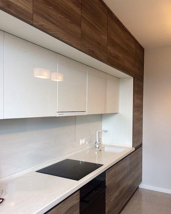 朋友这招高!厨房吊柜一分为二,靠墙缩8公分,收纳功能扩大2倍