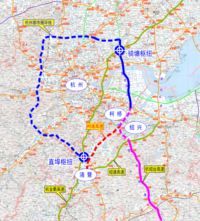 绍兴将新建一条高速|杭金衢高速|漓渚|绍兴|高速公路|诸暨市|柯桥区