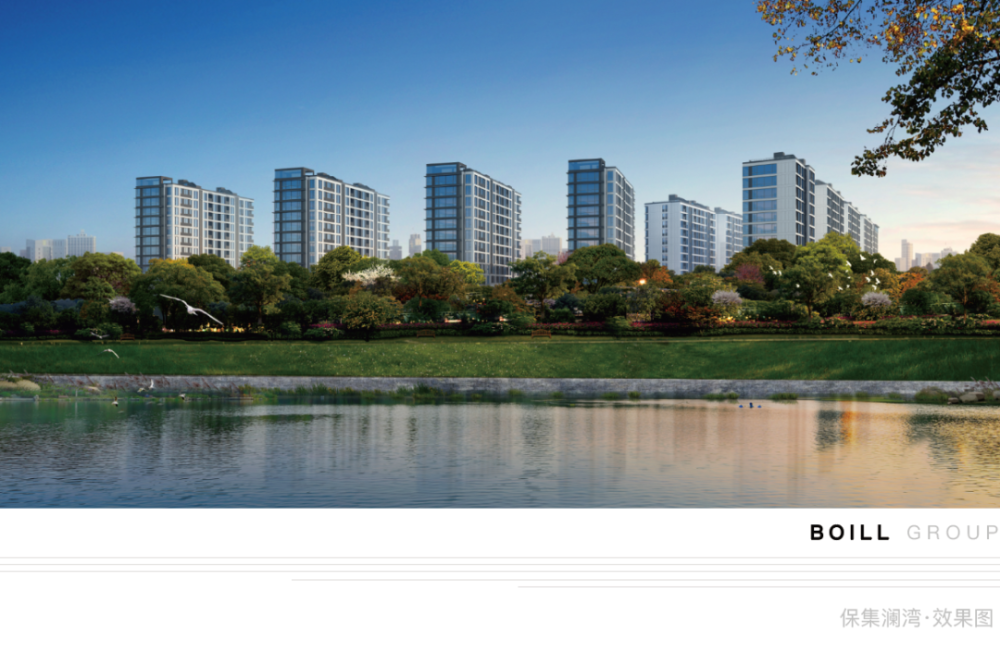 保集·澜湾,依托兰溪的底蕴,依循一条中芯主轴,向外从兰江,公园借景