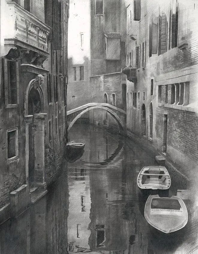 欣赏|素描中光感如何表现?