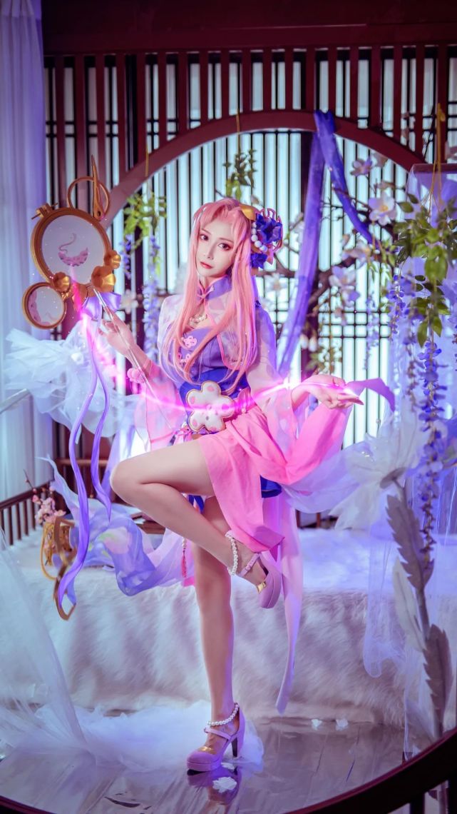 cos:王者荣耀王昭君乞巧织情cos正片@糖糖