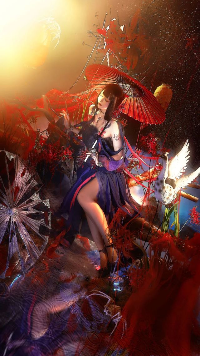 cos:天涯明月刀心王·天上之花cos正片@枣糕