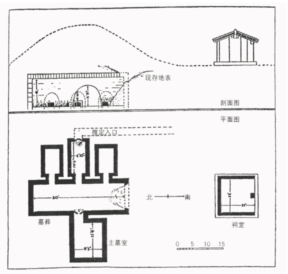 现代墓的结构图片