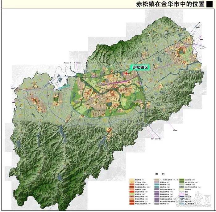 规划公告截图赤松镇下杨区块(zx-11-05-03,06,07区块,下同)建设用地