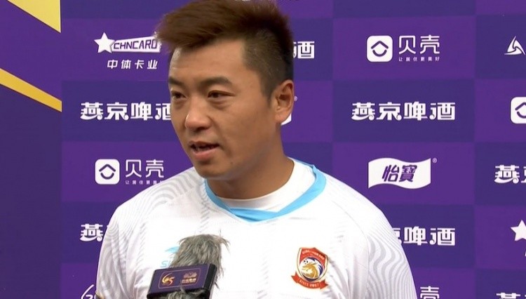 中国足协杯 青岛青春岛球员田勇：全队拼尽了全力，确实踢不过泰山队