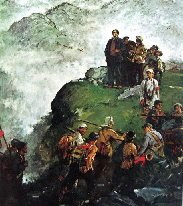 全山石油画作品