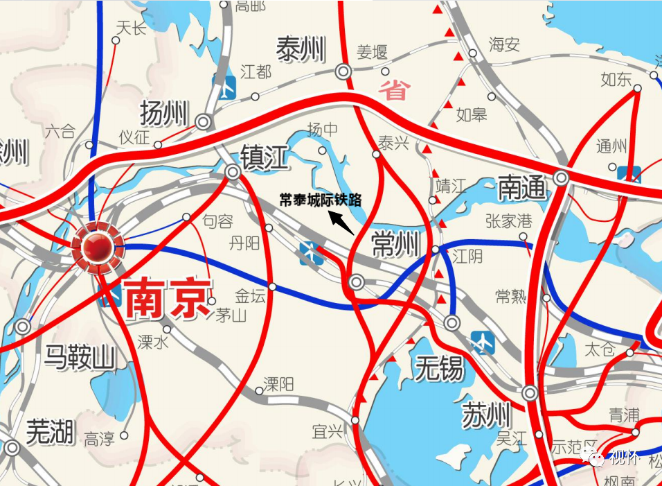 其中预可行性研究报告重点研究本工程与常泰长江大桥的衔接,与路网的
