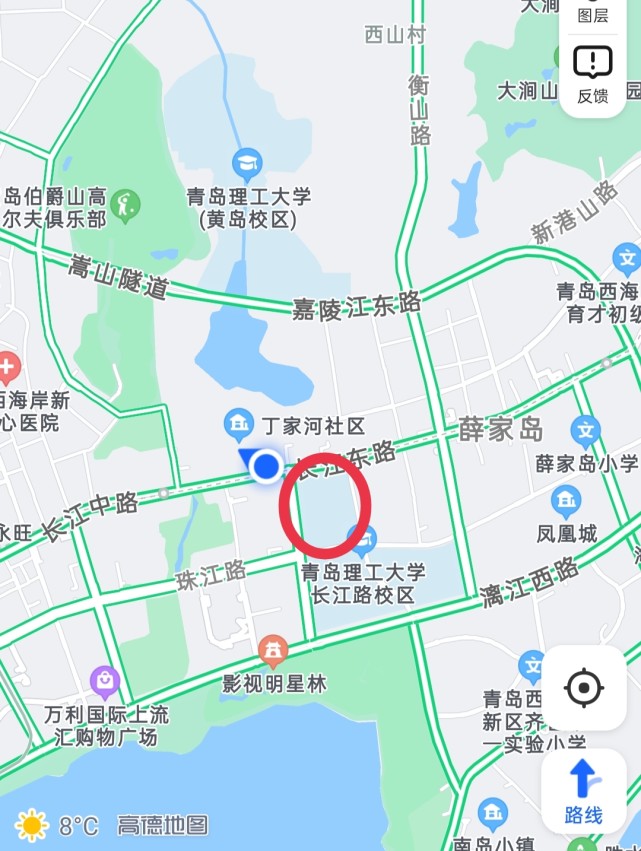 青岛理工地图图片