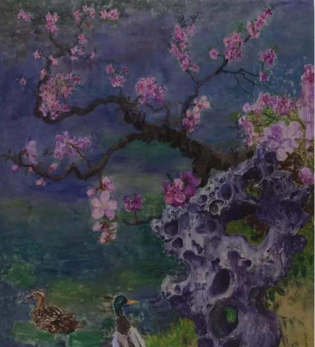 网友表示,虽然身世地位平凡,单看作品来说,王珍凤的画跟绘画大家相比