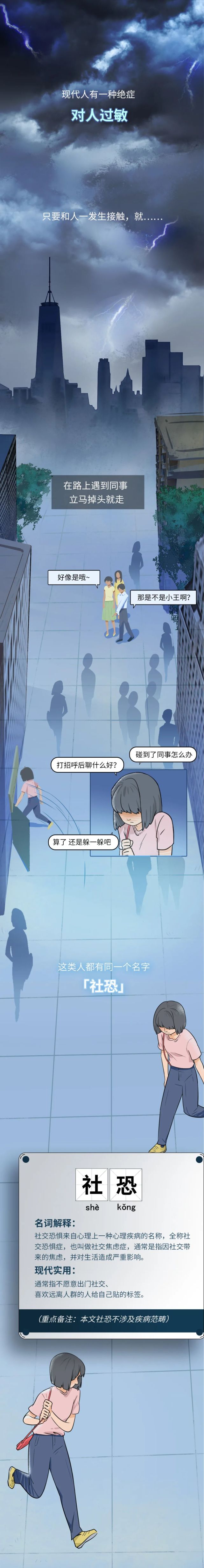 关于「社恐」她们还有一些话想说:社交恐惧症(sad)是比较常见的精神