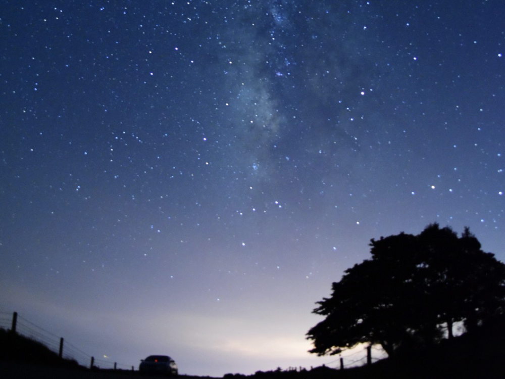 农村满天繁星的图片图片