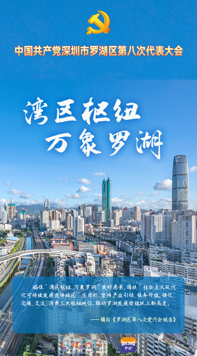 奔向崭新的五年罗湖人接续奋斗"湾区枢纽"能级极大提升"万象罗湖"魅力