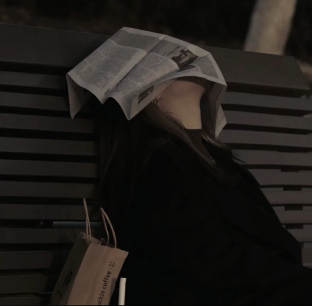 ins微丧意境女头