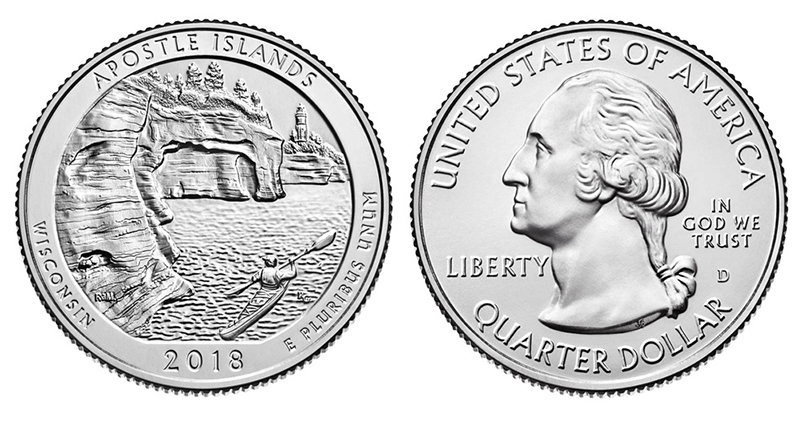 美国国家公园纪念币图片