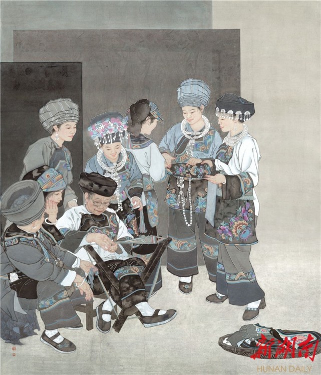 吴长江:若水涓涓绘华章|向水英|少数民族|女画家|工笔画|苗族