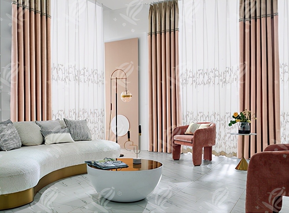 窗帘十大品牌七特丽窗帘c6本和a7本面料工艺特点