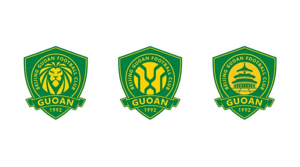 扁平化趋势!北京国安官宣新队徽 未选择狮子,天坛方案