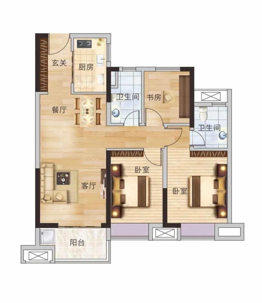 刚需注意仙桃城区还有12家有小户型的楼盘首付仅需5w