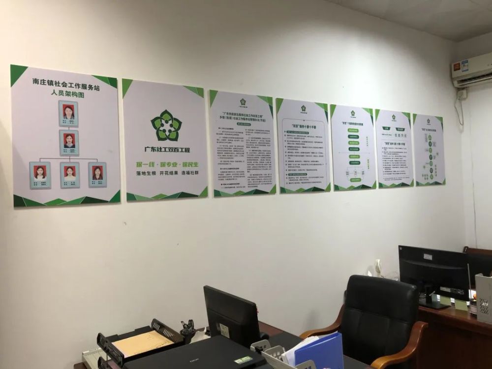 社工站(点)上墙制度▲ 参观社工站我镇致力于健全民生兜底体系